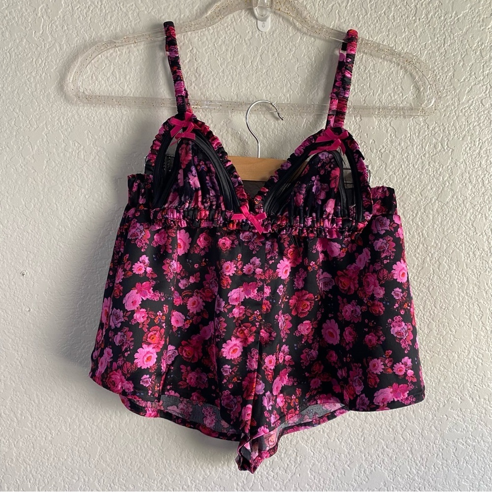 NEW For Love and Lemons Floral Pajamas SET Xsmall/Small